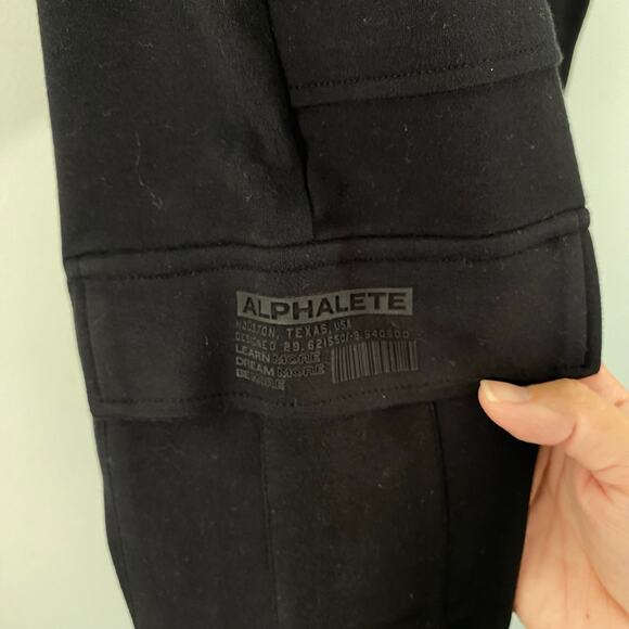 Alphalete Women Black Pull On Drawstring Pockets Jogger Sweatpants Size S - Picture 6 of 7